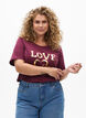 T-shirt med tryck, R&ouml;d, Model image number 0