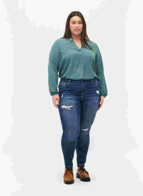 Slitna Amy jeans med super slim fit