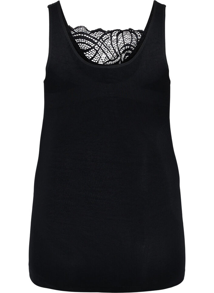 Shapetopp med spets, Black, Packshot image number 1