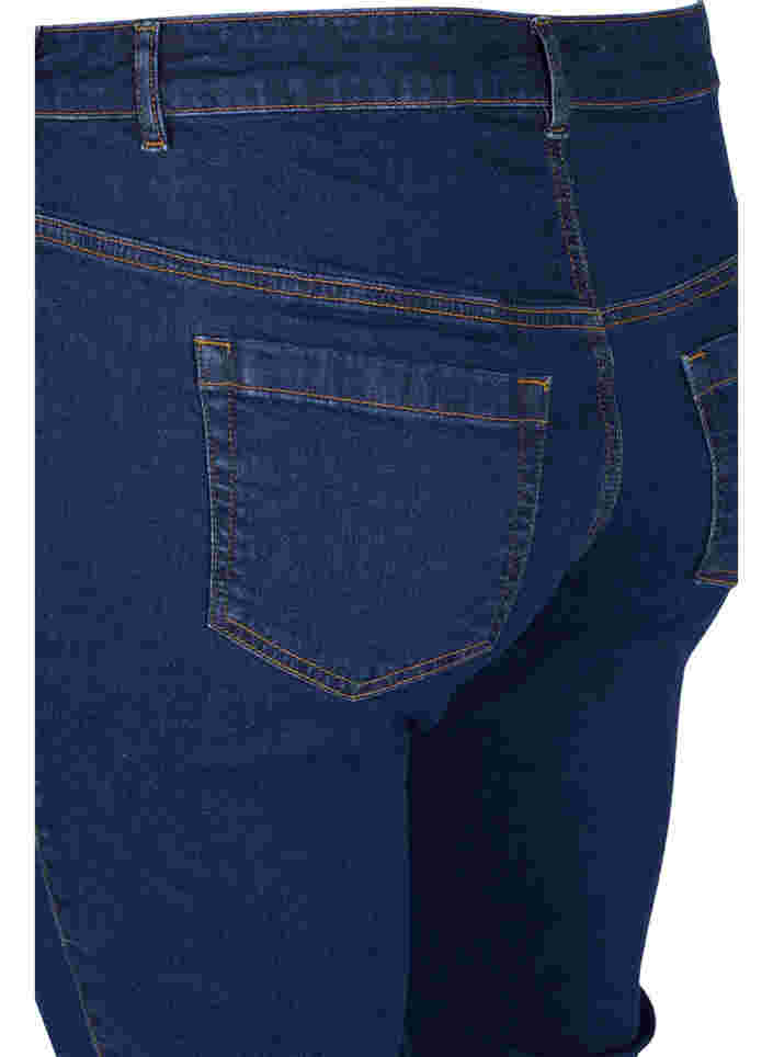 Ellen bootcut jeans med hög midja, Unwashed, Packshot image number 3