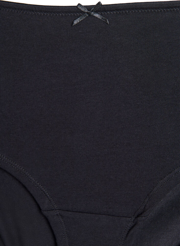 3-pack hipstertrosor med spetskant, Svart, Packshot image number 3