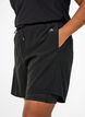 Tr&auml;ningsshorts med innershorts och en mobilficka, Svart, Model image number 3