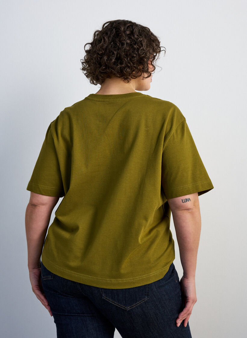 Boxig t-shirt i bomull, 2262, Model image number 2