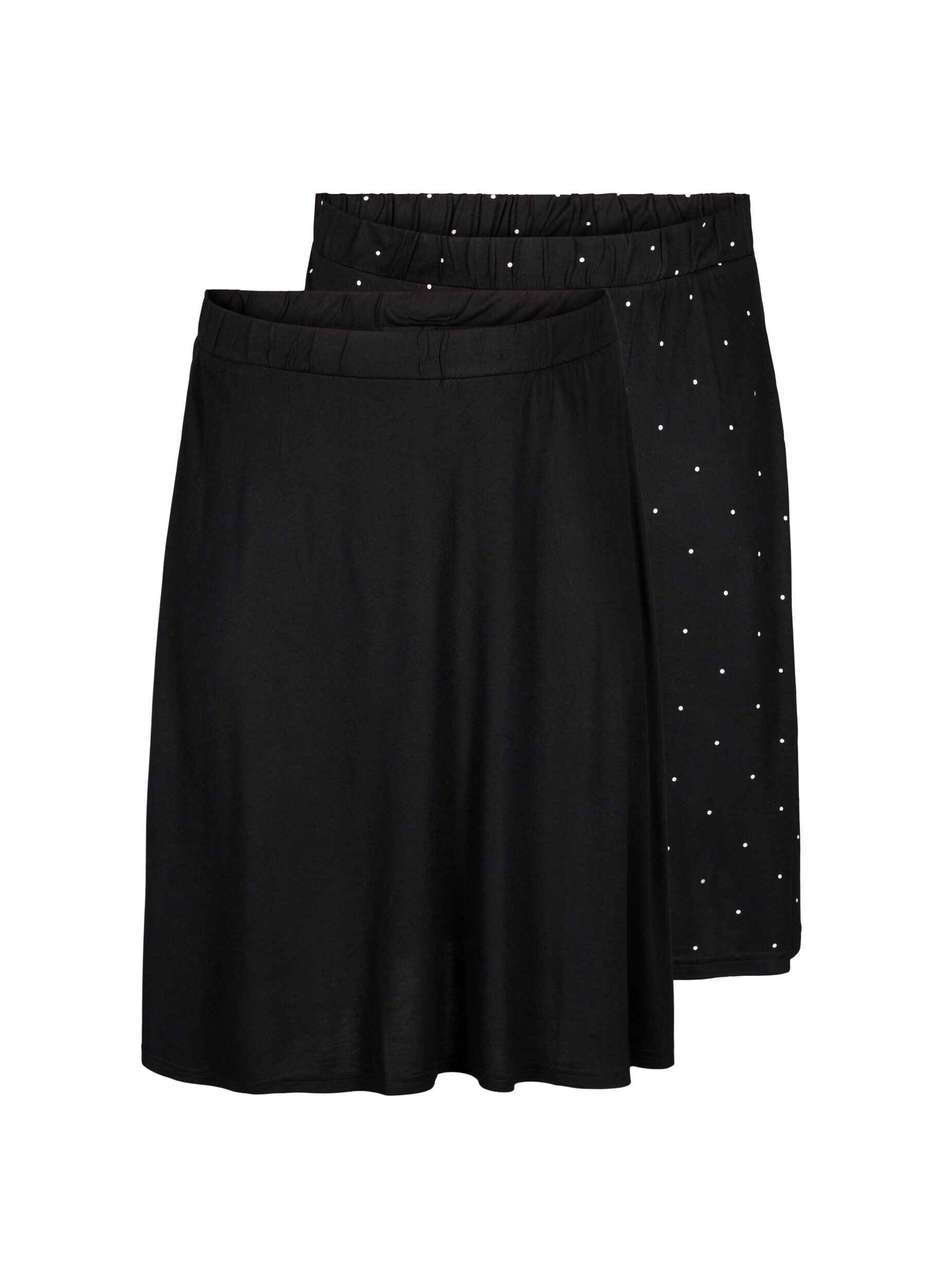 2-pack kjol i viskos