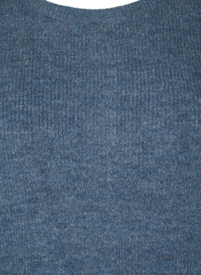 Melerad tröja med rund halsringning, Bering Sea Mel., Packshot image number 2