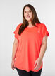 Enf&auml;rgad tr&auml;nings-T-shirt, Orange, Model image number 0