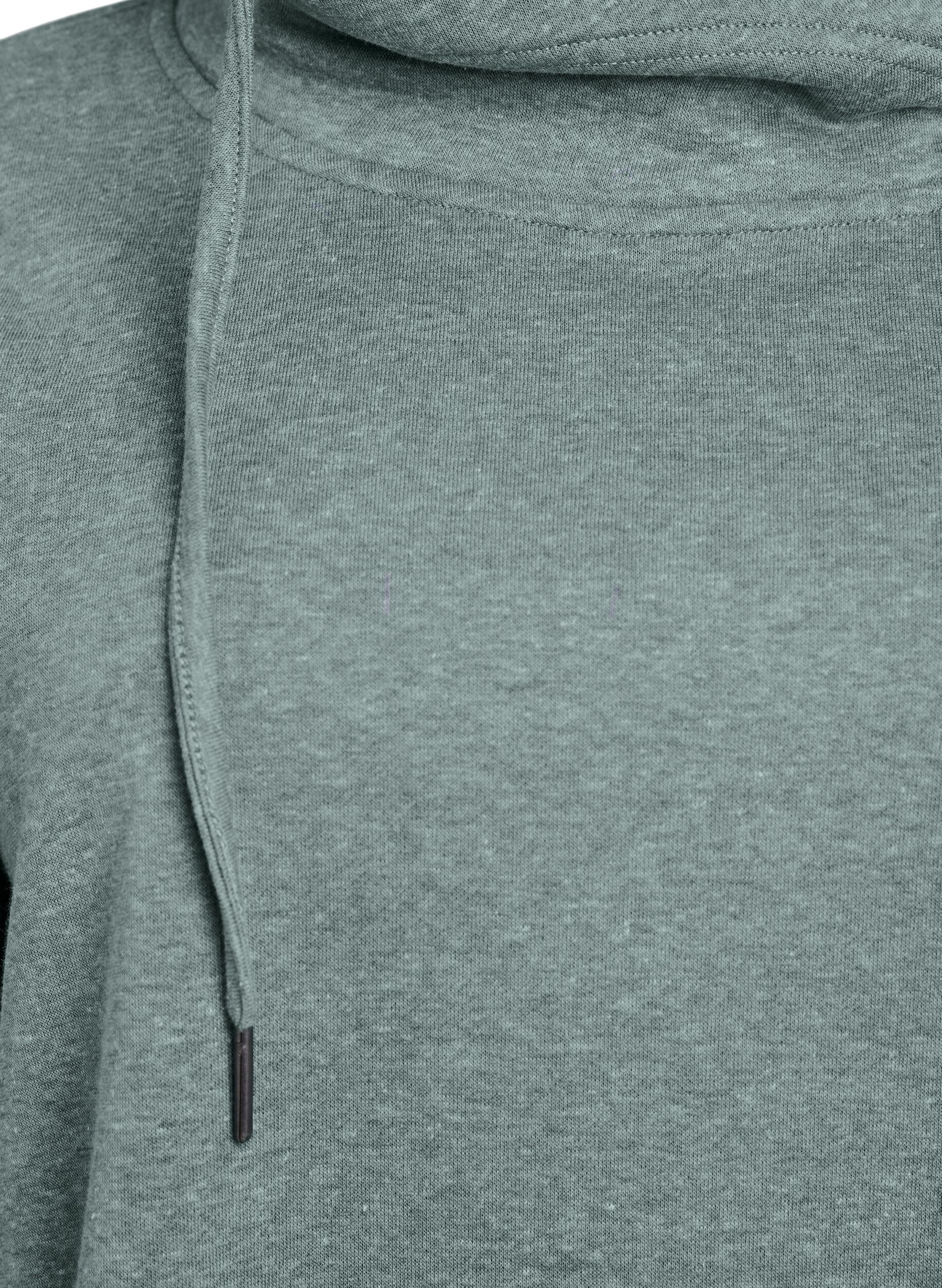 ZizziSweatshirt med h&ouml;g krage och fickor, Gr&ouml;n, Packshot image number 2