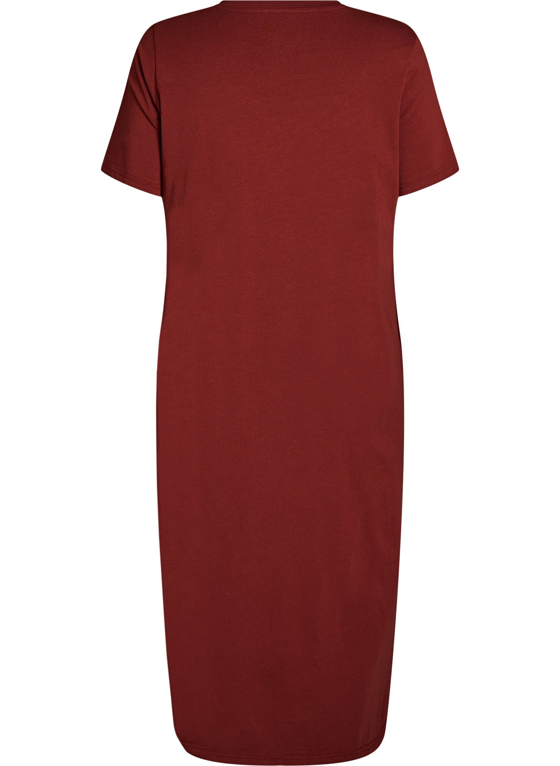 Zizzi T-shirtkl&auml;nning i midil&auml;ngd med V-ringning, 0426, Packshot image number 1