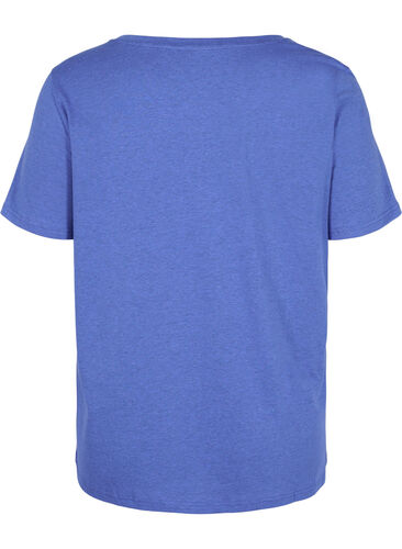 T-shirt i bomull med tryck, Dazzling Blue Califo, Packshot image number 1