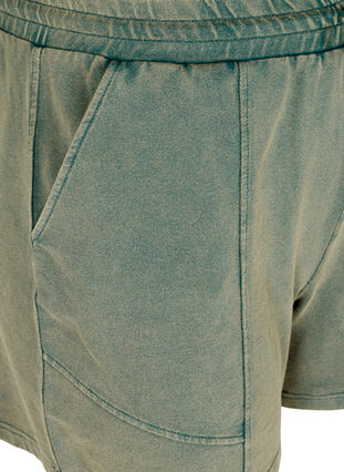 Lösa shorts i sweatshirtmaterial, Reflecting Pond, Packshot image number 3