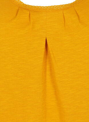Linne med spetskant, Golden Yellow, Packshot image number 2