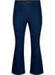 H&ouml;gmidjade jeans med bootcut, Bl&aring;, Packshot image number 0