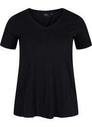 Basis t-shirt, Black, Packshot
