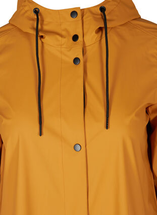 Regnjacka med huva och fickor, Spruce Yellow, Packshot image number 2