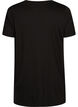 Oversized t-shirt med tryck , Black W. Love, Packshot image number 1