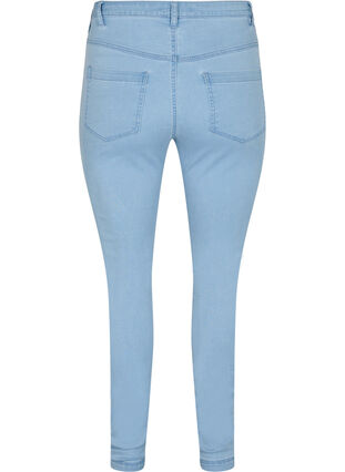 Super slim Amy jeans med hög midja, Ex Lt Blue, Packshot image number 1