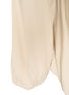 Blus i viskos med v-ringning och rundad nederkant, Beige, Packshot image number 3