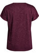 L&ouml;s tr&auml;ningst-shirt med korta &auml;rmar, M&ouml;rk Bordeaux, Packshot image number 1