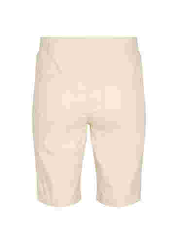 Figurnära shorts med bakfickor, Fog, Packshot image number 1