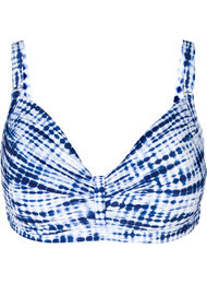 Mönstrad bikini-bh med bygel och uttagbara inlägg, Tie Dye Print