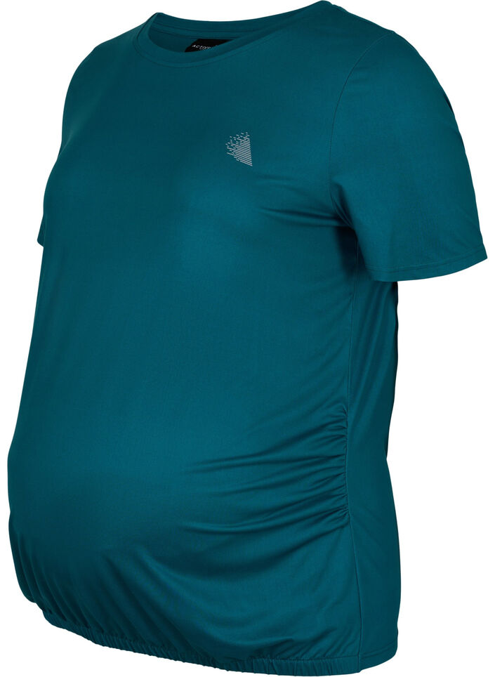 Träningstopp för gravida, Deep Teal, Packshot image number 0