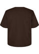 Boxig t-shirt i bomull, Brun, Packshot image number 1