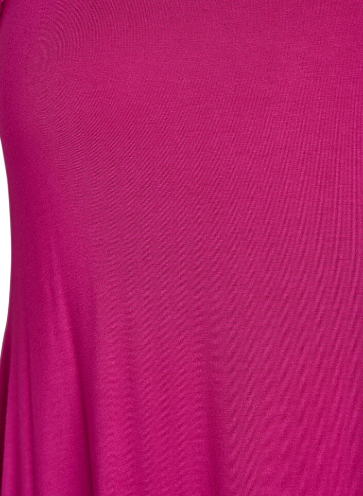 Strandkl&auml;nning i viskos med fl&auml;tade axelband, Rosa, Packshot image number 2