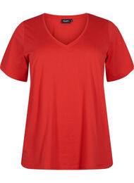 FLASH - V-ringad T-shirt, High Risk Red