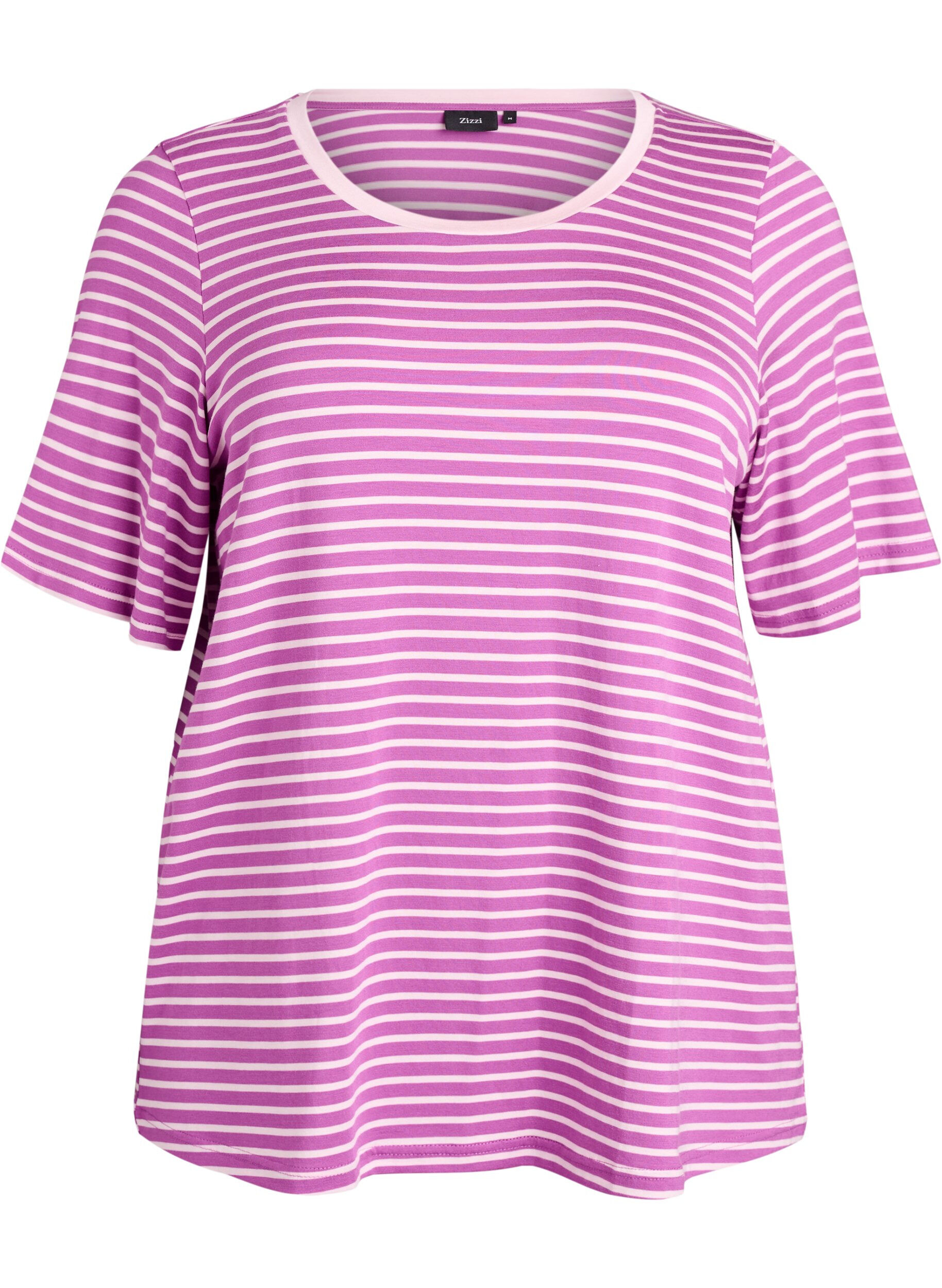 T-shirt i TENCEL&trade; Lyocell med r&auml;nder