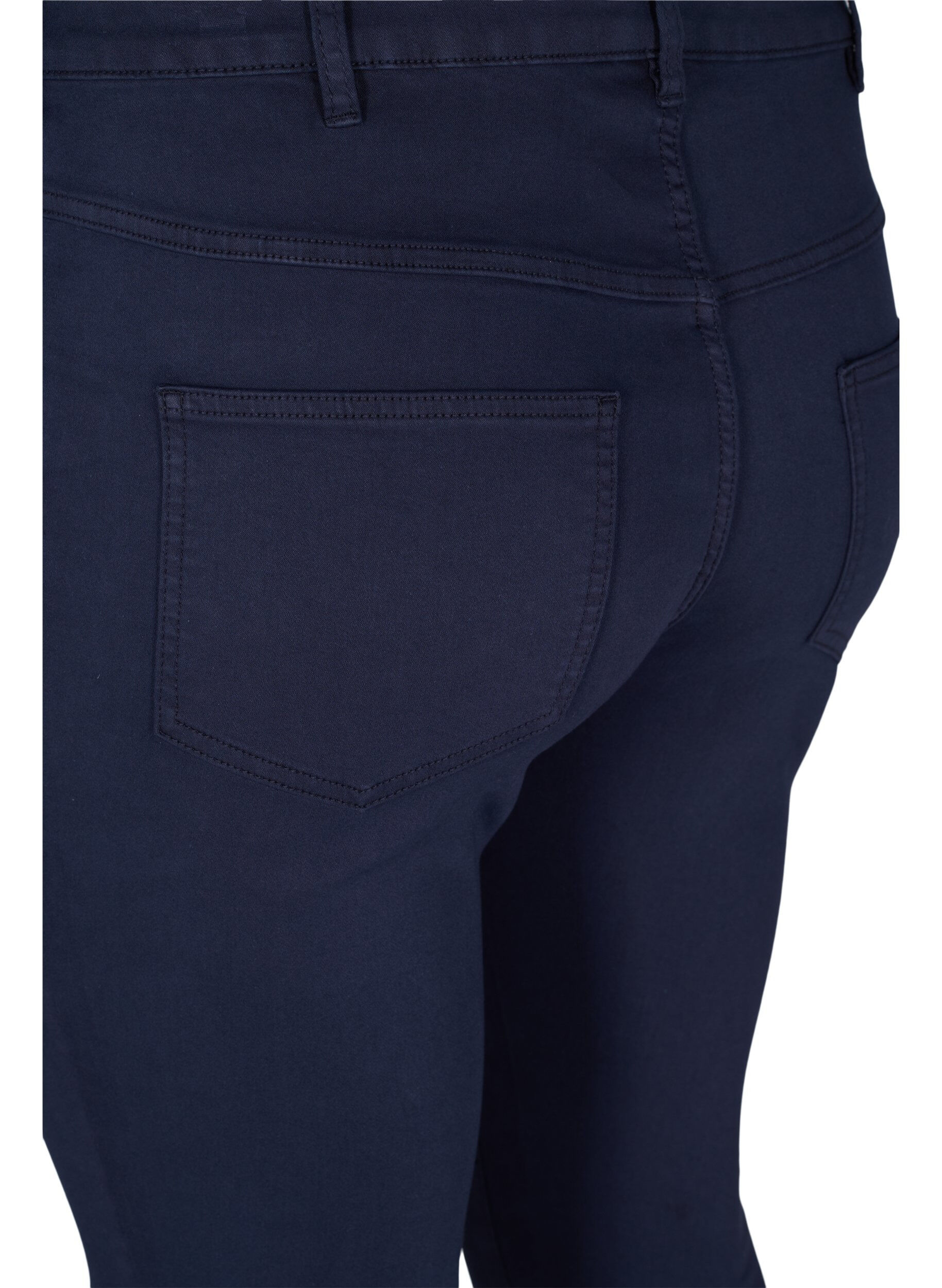 Zizzi Super slim Amy jeans med h&ouml;g midja, Night Sky, Packshot image number 3