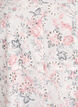Kl&auml;nning i bomull med blommigt tryck och broderie anglaise, Vanilla, Packshot image number 2