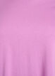 Enkel t-shirt i bomull med rund halsringning, Lila, Packshot image number 2