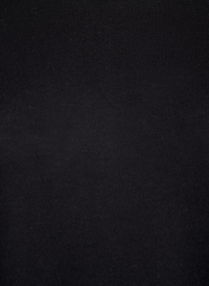 FLASH &ndash; Jerseyblus med 3/4-&auml;rm, Svart, Packshot image number 2