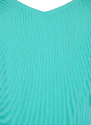 Plisserat linne, Turquoise, Packshot image number 2