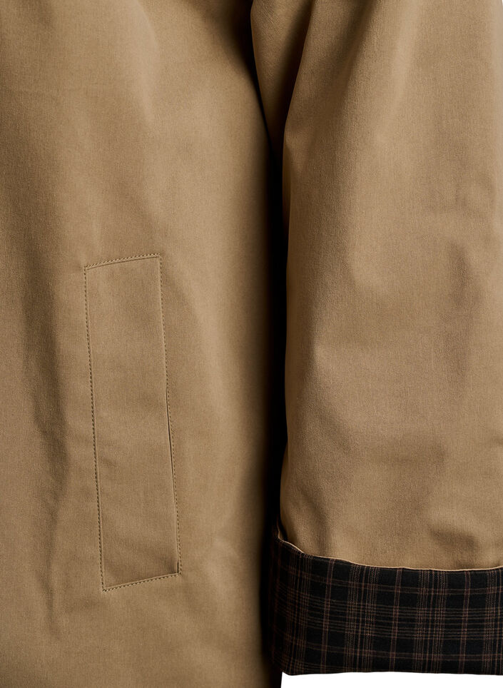 Medell&aring;ng jacka med manchesterkrage, Beige, Packshot