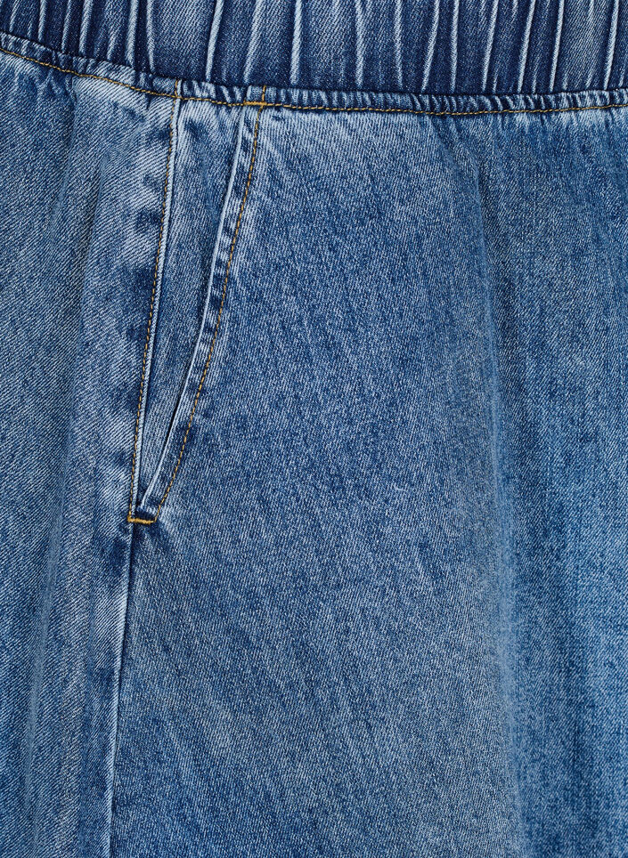 Kort jeanskjol, Bl&aring;, Packshot image number 2