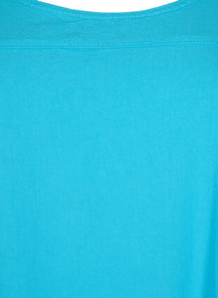 Kortärmad klänning i bomull, Blue Atoll, Packshot image number 2