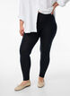 Basleggings i viskos, Svart, Model image number 0
