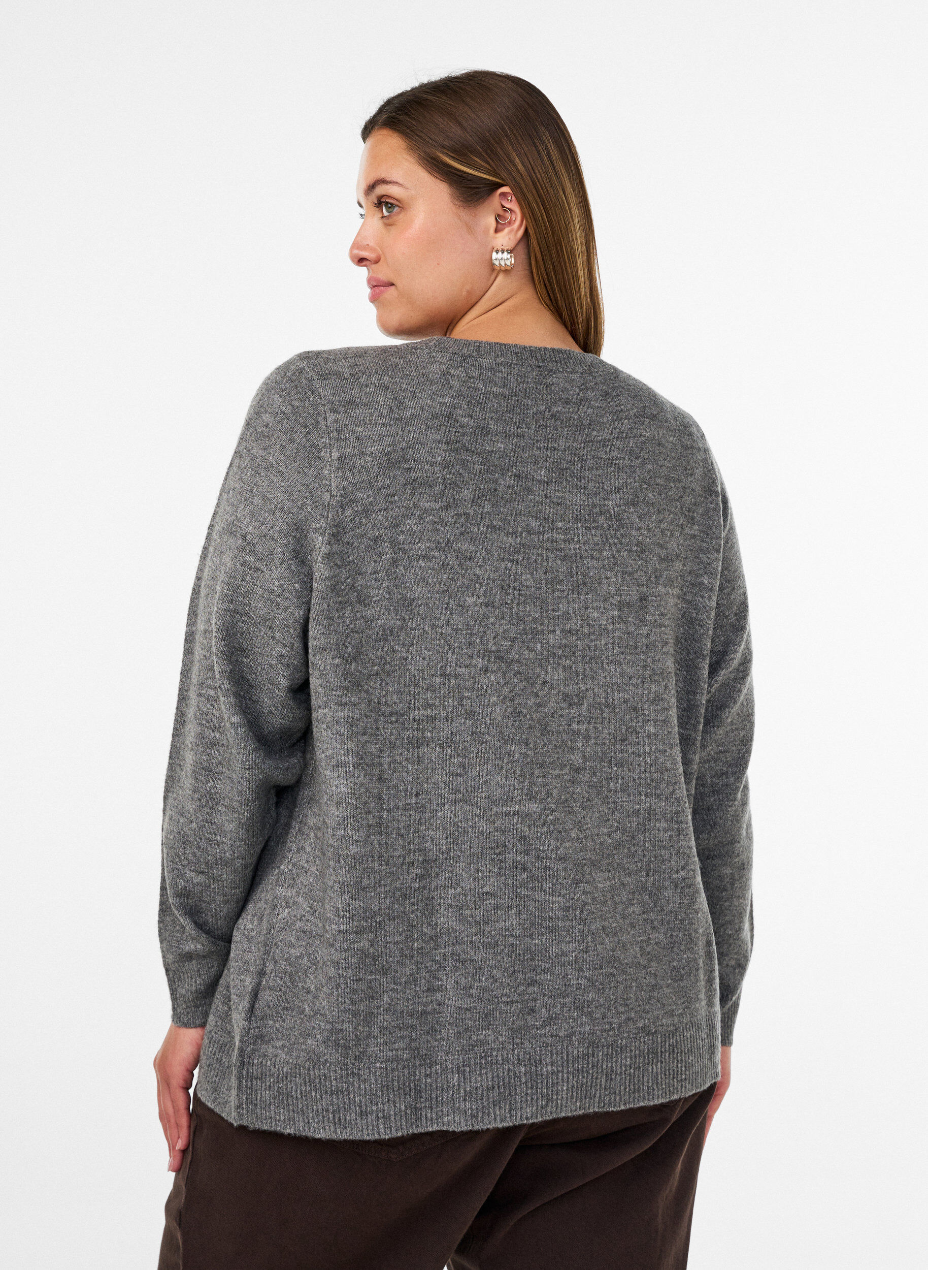 ZizziTr&ouml;ja med glitterrosett, Gr&aring;, Model image number 2