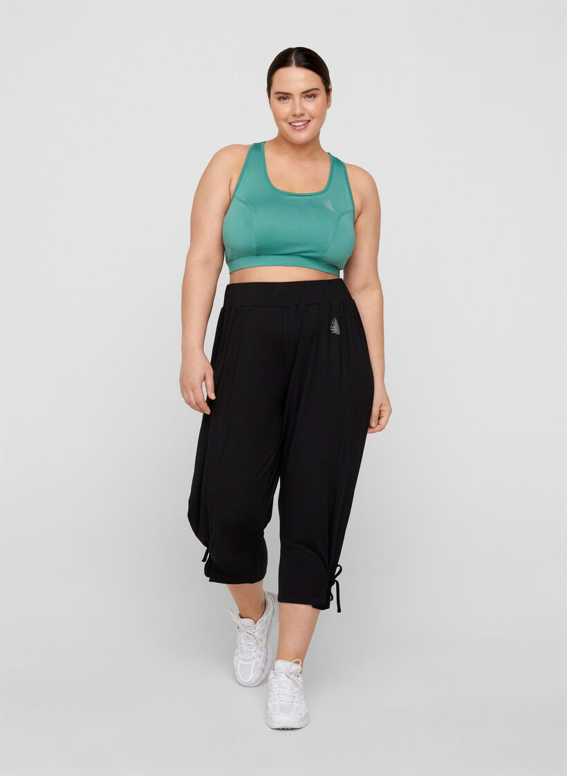 Sporttopp med ryggdetaljer, Deep Sea, Model image number 2