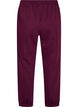 Sweatpants med h&ouml;g midja och dragsko, Lila, Packshot image number 1