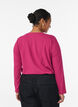 Baskopp i jersey med l&aring;nga &auml;rmar, Rosa, Model image number 2