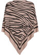 Fin stickad poncho, Svart, Packshot image number 1