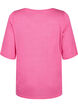 Blus med 3/4-ärmar, Shocking Pink, Packshot image number 1