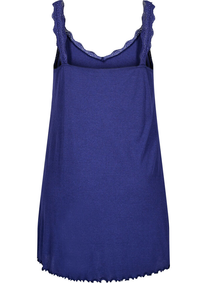 Nattlinne med spetskant, Blå, Packshot image number 1