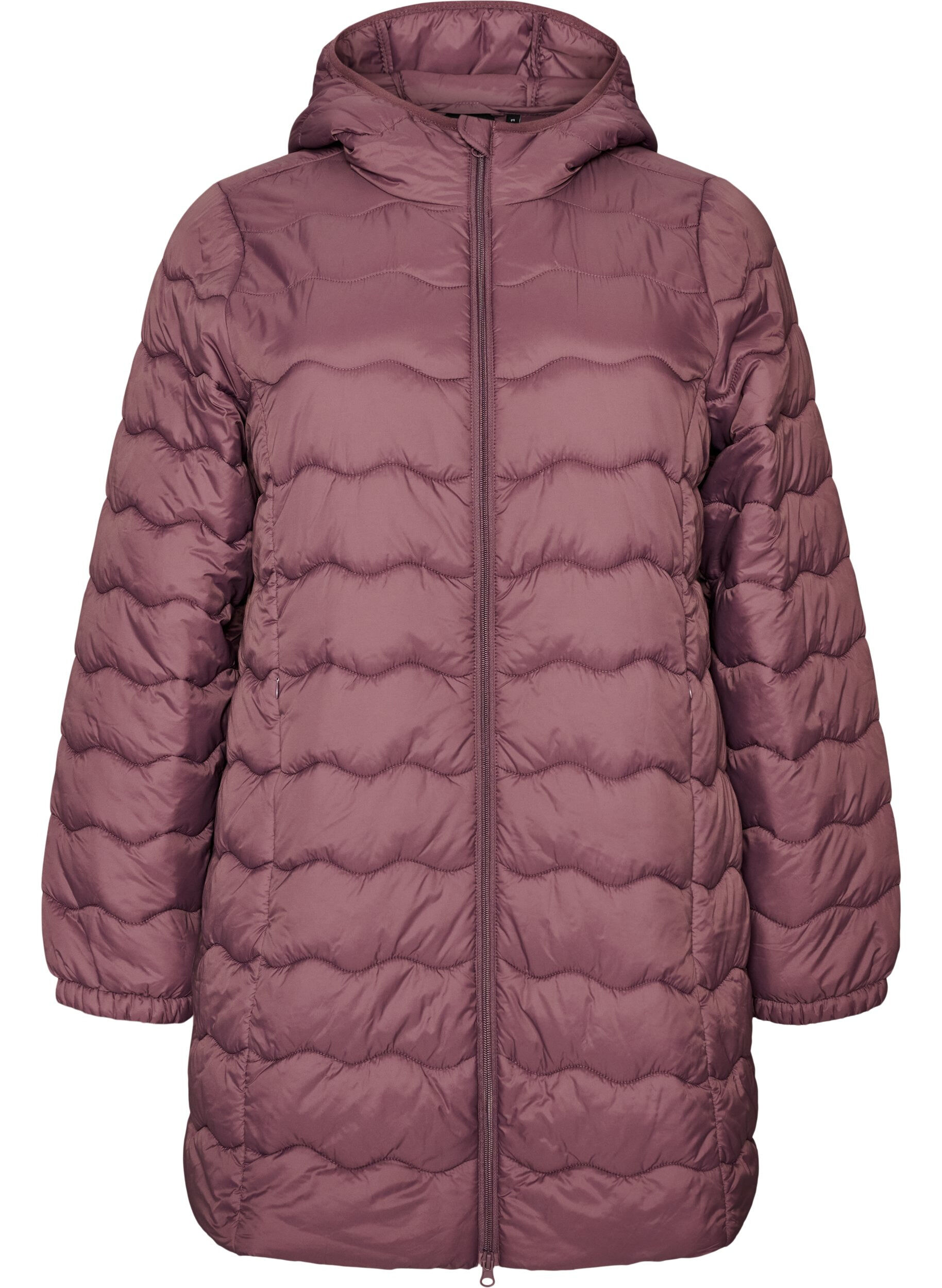 ZizziQuiltad jacka, Rosa, Packshot image number 0