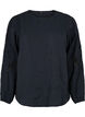 Blus i TENCEL™ Modal med broderidetaljer, Black, Packshot image number 0