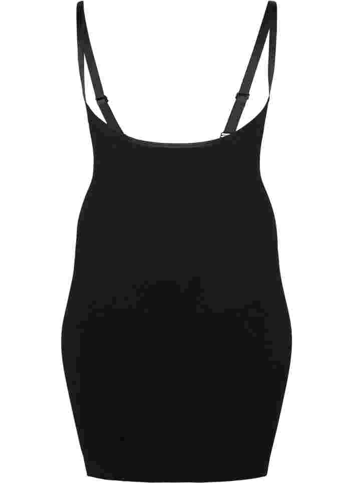Shapewearklänning med justerbara band, Black, Packshot image number 0
