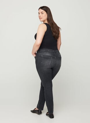 Emily Jeans , Grey Washed, Model image number 1