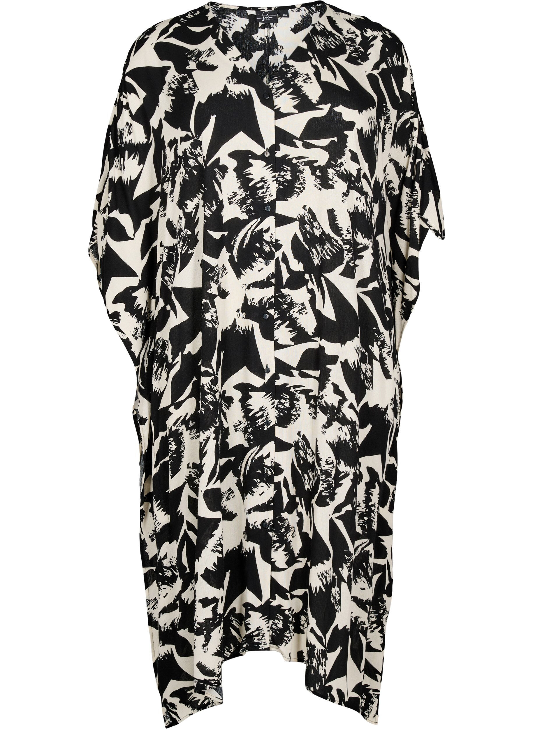 Kaftan strandkl&auml;nning med knappar